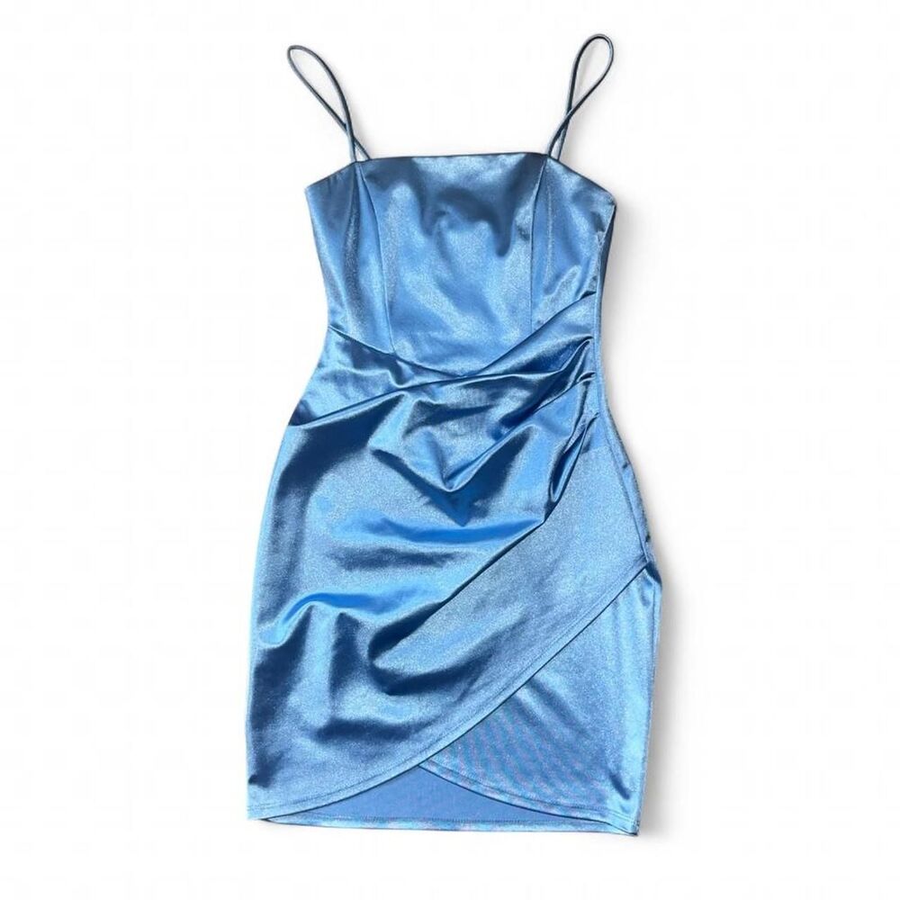 Windsor Women's Light Blue Sheath Mini Dress SZ S